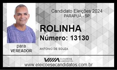 Candidato ROLINHA 2024 - PARAPUÃ - Eleições