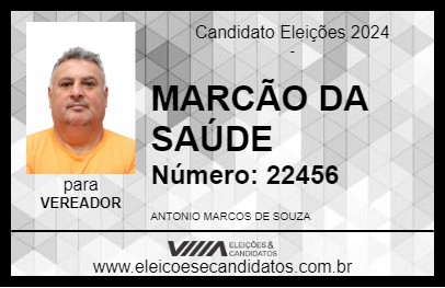 Candidato MARCÃO DA SAÚDE 2024 - PEDRINHAS PAULISTA - Eleições