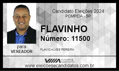 Candidato FLAVINHO 2024 - POMPÉIA - Eleições