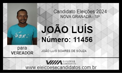 Candidato JOÃO LUÍS 2024 - NOVA GRANADA - Eleições