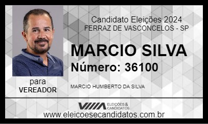 Candidato MARCIO SILVA 2024 - FERRAZ DE VASCONCELOS - Eleições