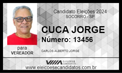 Candidato CUCA JORGE 2024 - SOCORRO - Eleições