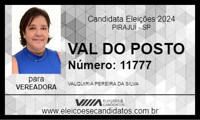 Candidato VAL DA ENFERMAGEM 2024 - PIRAJUÍ - Eleições