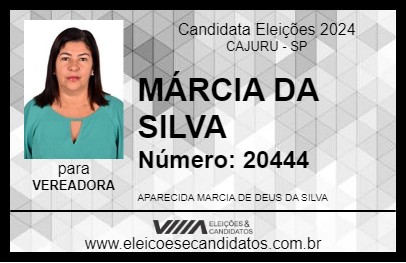 Candidato MÁRCIA DA SILVA 2024 - CAJURU - Eleições