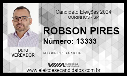 Candidato ROBSON PIRES 2024 - OURINHOS - Eleições