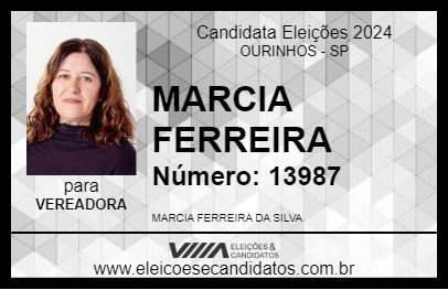 Candidato MARCIA FERREIRA 2024 - OURINHOS - Eleições