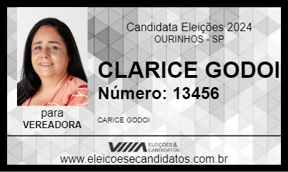 Candidato CLARICE GODOI 2024 - OURINHOS - Eleições