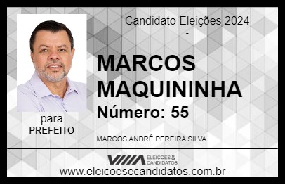 Candidato MARCOS MAQUININHA 2024 - PORTO FERREIRA - Eleições