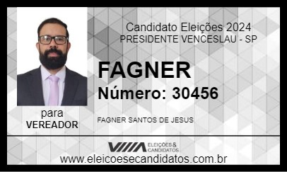 Candidato FAGNER 2024 - PRESIDENTE VENCESLAU - Eleições