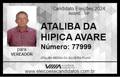 Candidato ATALIBA DA HIPICA AVARE 2024 - AVARÉ - Eleições