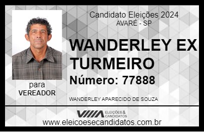 Candidato WANDERLEY EX TURMEIRO 2024 - AVARÉ - Eleições