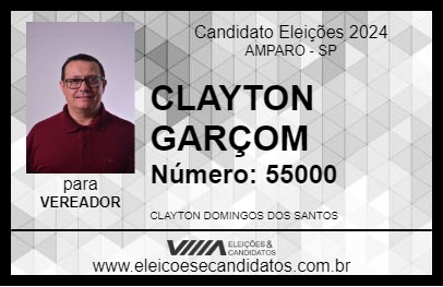 Candidato CLAYTON GAROTINHO 2024 - AMPARO - Eleições