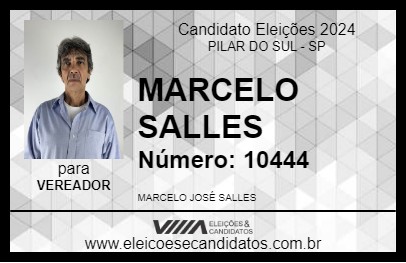 Candidato MARCELO SALLES 2024 - PILAR DO SUL - Eleições