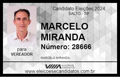 Candidato MARCELO DO NAIR MARIA 2024 - SALTO - Eleições