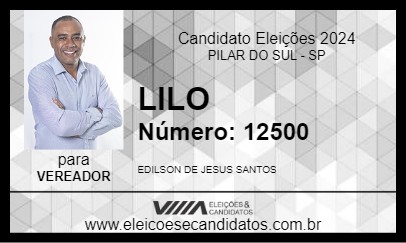 Candidato LILO 2024 - PILAR DO SUL - Eleições