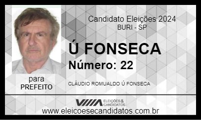 Candidato Ú FONSECA 2024 - BURI - Eleições