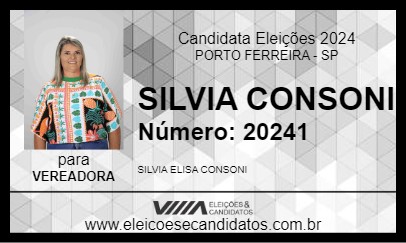 Candidato SILVIA CONSONI 2024 - PORTO FERREIRA - Eleições