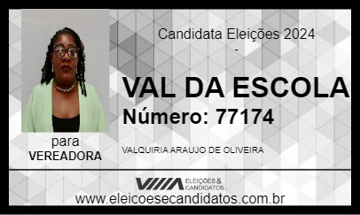 Candidato VAL DA ESCOLA 2024 - SÃO BERNARDO DO CAMPO - Eleições