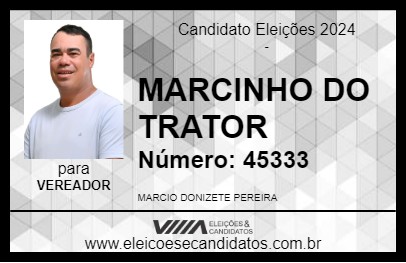 Candidato MARCINHO DO TRATOR 2024 - PIRAJUÍ - Eleições