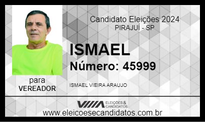 Candidato ISMAEL 2024 - PIRAJUÍ - Eleições