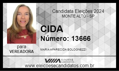 Candidato CIDA 2024 - MONTE ALTO - Eleições