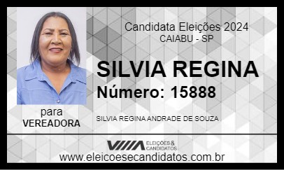 Candidato SILVIA REGINA 2024 - CAIABU - Eleições