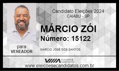 Candidato MÁRCIO ZÓI 2024 - CAIABU - Eleições