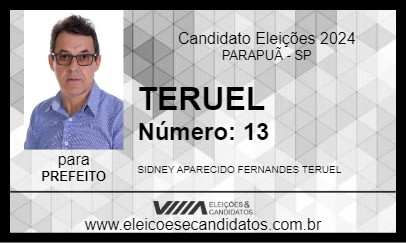 Candidato TERUEL 2024 - PARAPUÃ - Eleições