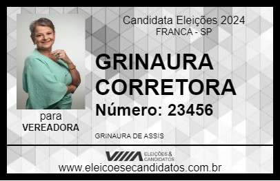 Candidato GRINAURA CORRETORA 2024 - FRANCA - Eleições