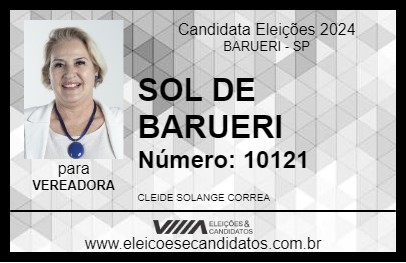 Candidato SOL BARUERI 2024 - BARUERI - Eleições