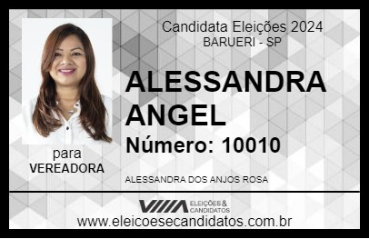 Candidato ALESSANDRA ANGEL 2024 - BARUERI - Eleições