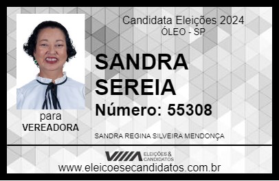 Candidato SANDRA SEREIA 2024 - ÓLEO - Eleições