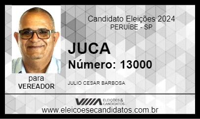 Candidato JUCA 2024 - PERUÍBE - Eleições