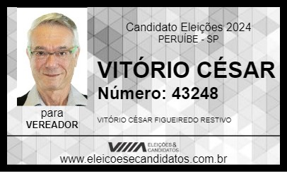 Candidato VITÓRIO CÉSAR 2024 - PERUÍBE - Eleições