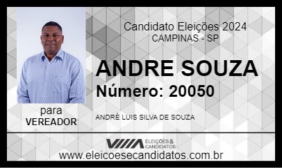 Candidato ANDRE SOUZA 2024 - CAMPINAS - Eleições