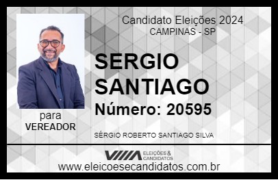 Candidato SERGIO SANTIAGO 2024 - CAMPINAS - Eleições