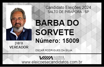 Candidato BARBA DO SORVETE 2024 - SALTO DE PIRAPORA - Eleições