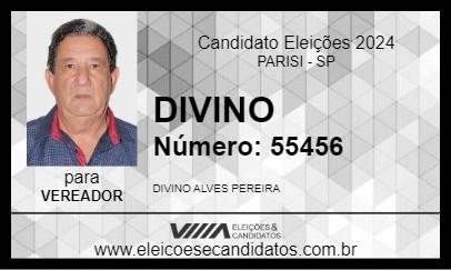 Candidato DIVINO 2024 - PARISI - Eleições