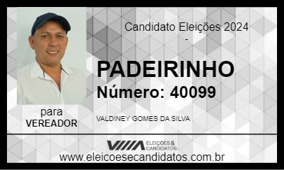 Candidato PADEIRINHO 2024 - SUMARÉ - Eleições