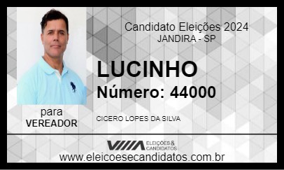 Candidato LUCINHO 2024 - JANDIRA - Eleições