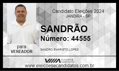 Candidato SANDRÃO 2024 - JANDIRA - Eleições