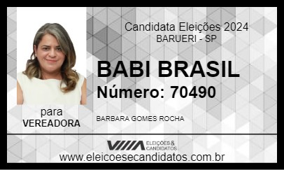 Candidato BABI BRASIL 2024 - BARUERI - Eleições