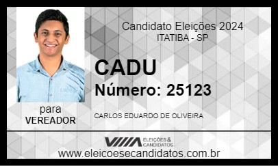 Candidato CADU 2024 - ITATIBA - Eleições