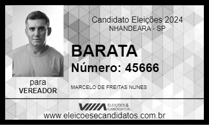 Candidato BARATA 2024 - NHANDEARA - Eleições