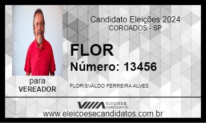 Candidato FLOR 2024 - COROADOS - Eleições