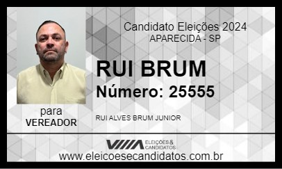 Candidato RUI BRUM 2024 - APARECIDA - Eleições