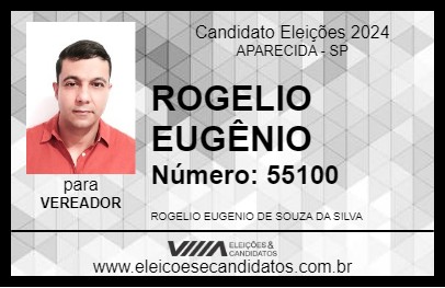 Candidato ROGELIO EUGÊNIO 2024 - APARECIDA - Eleições