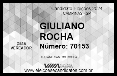 Candidato GIULIANO ROCHA 2024 - CAMPINAS - Eleições