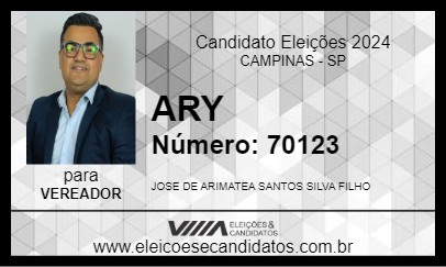 Candidato ARY 2024 - CAMPINAS - Eleições