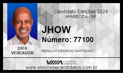 Candidato JHOW 2024 - APARECIDA - Eleições